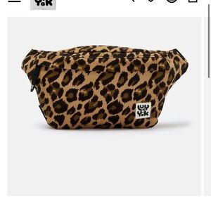 Leopard Print Corduroy Bumbag